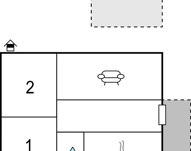 2 Bedroom Cozy In